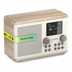 Pure Classic H4 Digitales Küchenradio (DAB+/FM, Bluetooth, USB, AUX, Küchentimer, Wecker) Weiß Angebot bei HelloDeals