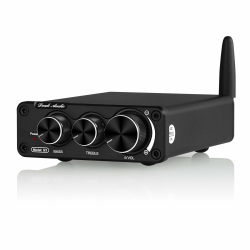 Nobsound G3 Bluetooth Stereo Verstärker, 2 Kanälen Klasse D Audio Empfänger für Heimlautsprecher, 50W x 2 TPA3116 HiFi Leistungsverstärker Black Angebot bei HelloDeals