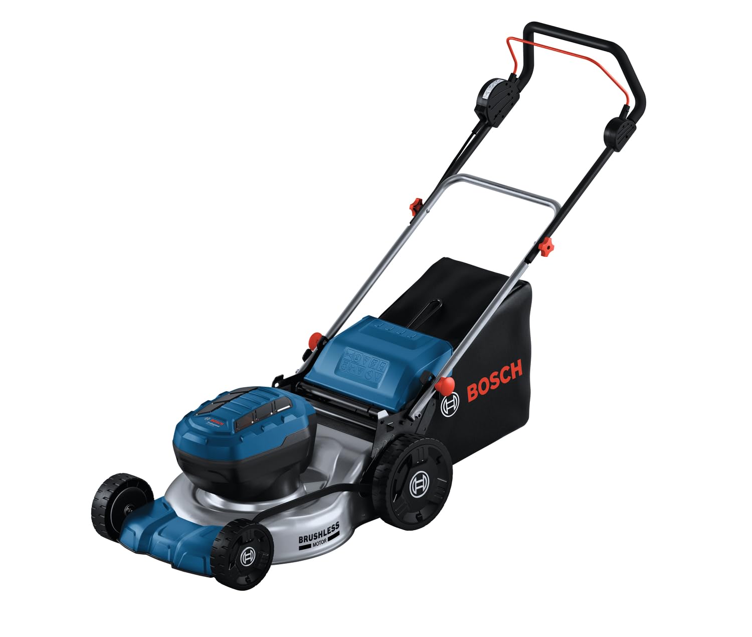 Bosch Professional 18V System Akku-Rasenmäher GRA 18V2-46 (Schnittbreite: 46 cm, 6-stufige Höheneinstellung, 60-Liter-Textil-Grasfangkorb, inkl. 2 x Isolierschlüssel, Mulcher) Angebot bei HelloDeals