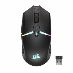 Corsair NIGHTSABRE RGB Wireless Gaming-Maus Für FPS, MOBA - 26.000 DPI - 11 Programmierbare Tasten - Bis zu 100 Stunden Akku - iCUE-Kompatibel - Schwarz NIGHTSABRE WIRELESS Angebot bei HelloDeals