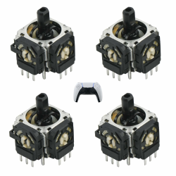 Yakobst Analoges Joystick-Modul für PS4,3D Ersatz Analog Stick Joystick für PS4,Ersatzteile 3D Thumb Stick Rocker Sensor Modul (4 Stück) Angebot bei HelloDeals
