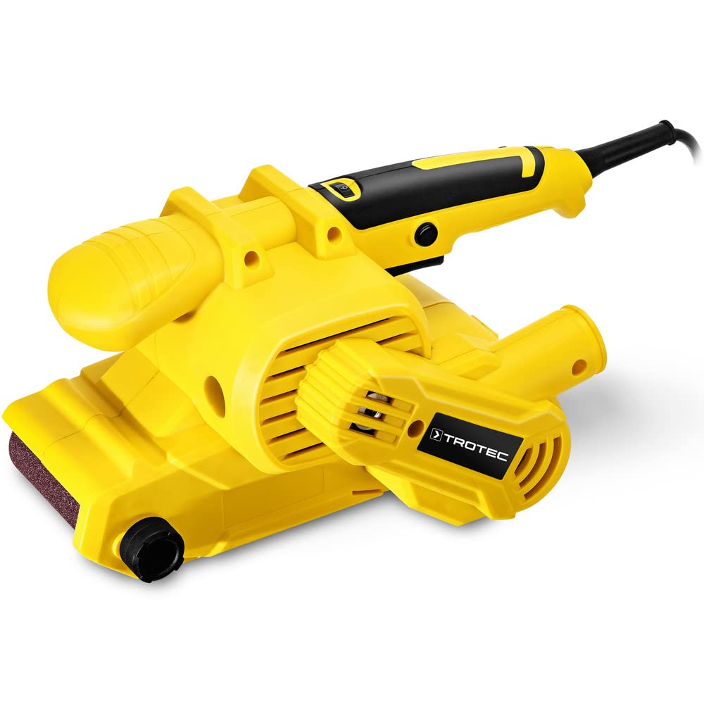 TROTEC PBSS 10-800 Bandschleifer – 800 W, 120–380 m/min, automatische Bandzentrierung, stationär & mobil nutzbar, Staubabsaugung, Schnellspannsystem, inkl. Schleifband & Zubehör Angebot bei HelloDeals