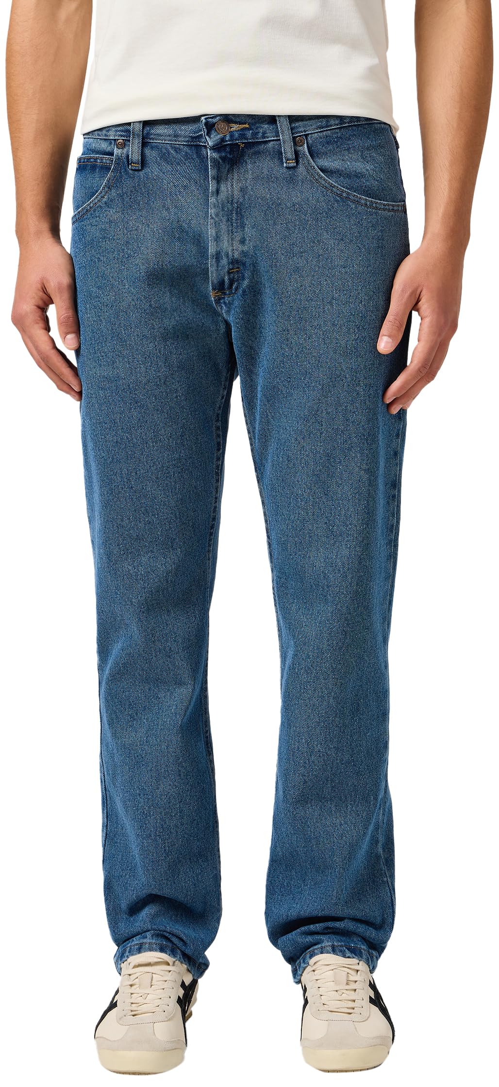 Wrangler Authentics Herren Jeans 34W / 32L Stonewash Dark Angebot bei HelloDeals