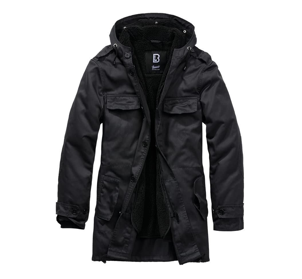 Brandit Bundeswehr Parka Forest mit Futter, Verschiedene Farbvarianten, Größen S bis 7XL L Schwarz Angebot bei HelloDeals