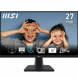 MSI PRO MP275 27 Zoll Full HD Office Monitor - 1920 x 1080 IPS Panel, 100 Hz, Augenfreundlicher Bildschirm, integrierte Lautsprecher, neigungsverstellbar - HDMI 1.4b, D-Sub (VGA) 27 Zoll / FHD 100 Hz Standfuß / IPS Angebot bei HelloDeals