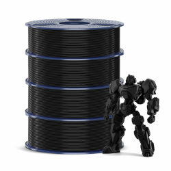 SUNLU 4KG PETG Filament 1,75 mm, 3D Druckerfilament Bundle, Verbesserte Zähigkeit hohe Schlagfestigkeit, für die Meisten FDM 3D Drucker, 1kg pro Spule, 4 Rollen, Schwarz 1KG*4 Schwarz 4KG Angebot bei HelloDeals