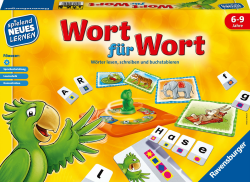Ravensburger 24955 - Wort für Wort - Spielen und Lernen für Kinder, Lernspiel für Kinder von 6-9 Jahren, Spielend Neues Lernen für 1-4 Spieler Single Angebot bei HelloDeals