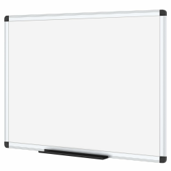VIZ-PRO Magnetisches Whiteboard Silberner Aluminiumrahmen, W90xH60CM 90 x 60 cm Angebot bei HelloDeals