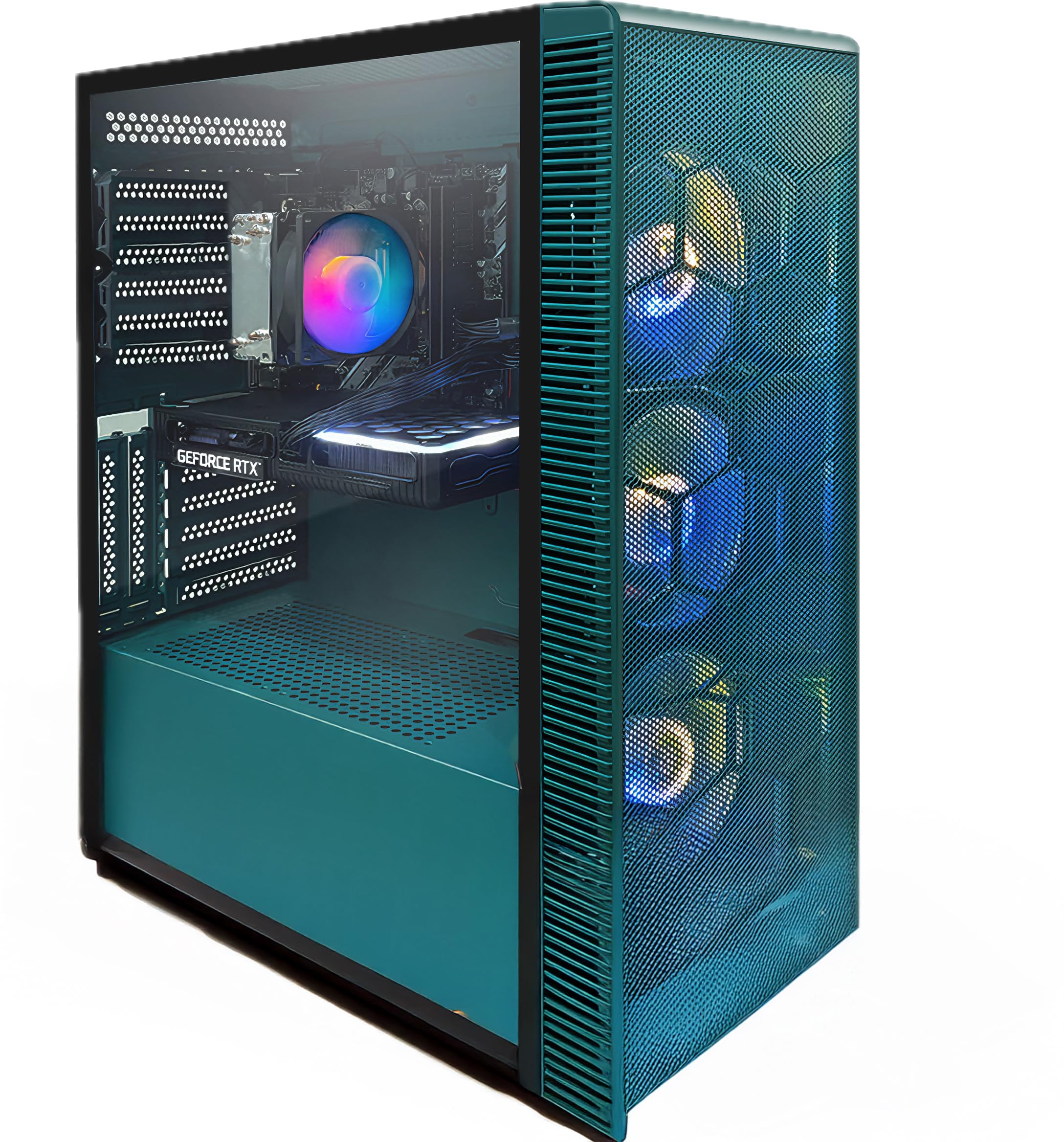 STGsivir Gaming PC, GeForce RTX 3050 6GB GDDR6,Ryzen 5 3400G bis zu 4.2 Ghz,16G DDR4,1TB SSD,WLAN 6,BT5.0,RGB Lüfter x3,Windows11 Pro,Gamer PC Computer Desktop R5 3400G,RTX 3050,16G,1T Angebot bei HelloDeals