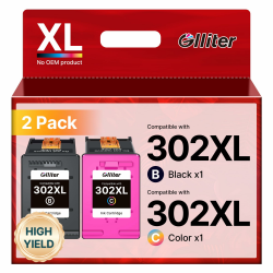 302 XL Druckerpatronen Multipack 302XL Ersatz für HP 302 Druckerpatronen Schwarz und Farbe für HP Envy 4525 4520 4522 4524 Officejet 3830 3831 3833 3834 5230 Deskjet 3630 3636 3639 1110 Angebot bei HelloDeals