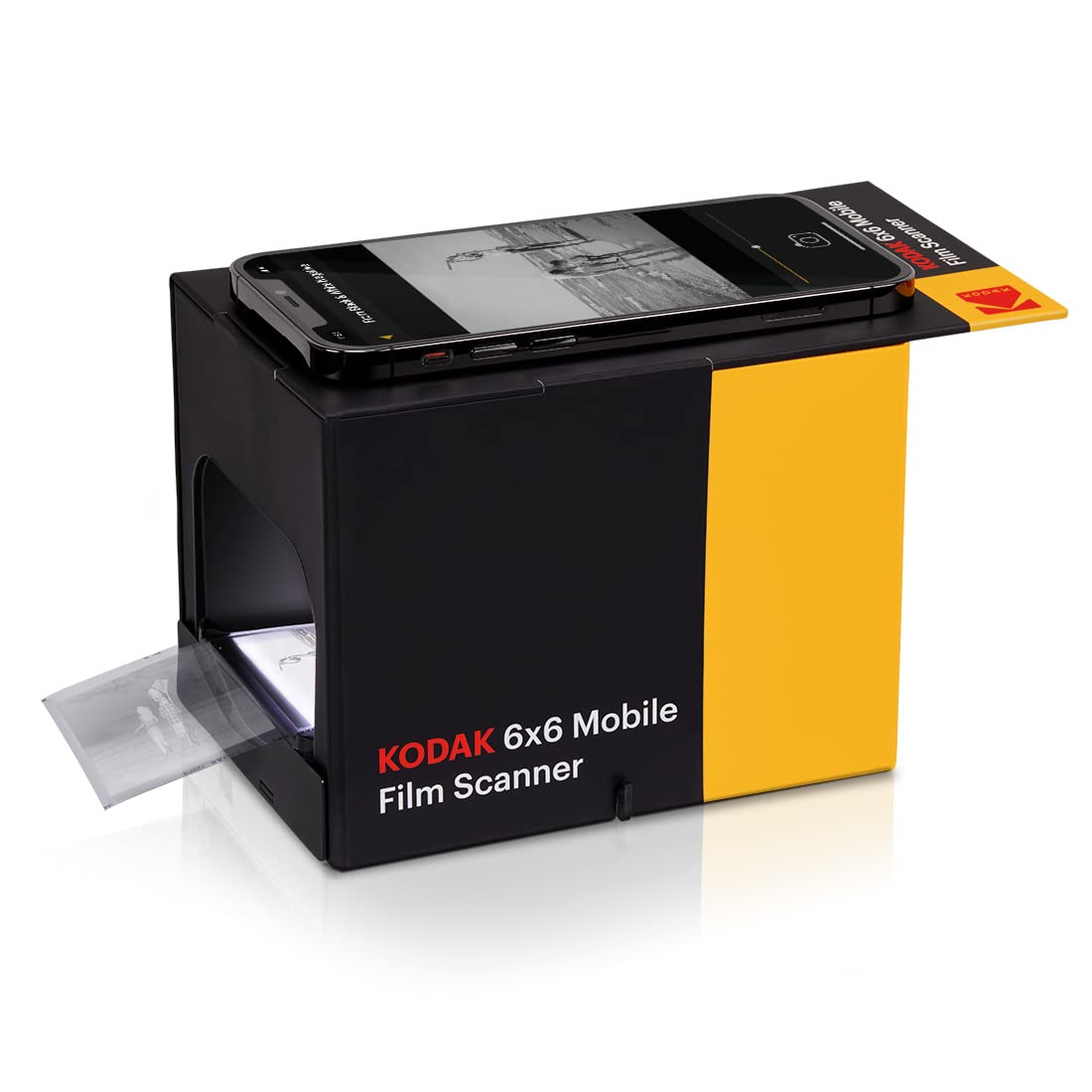 KODAK 6x6 Mobiler Filmscanner, konvertieren und speichern Sie 6x6 Dias und Negative [120 und 220 Filmformate] auf Ihrem Smartphone Angebot bei HelloDeals