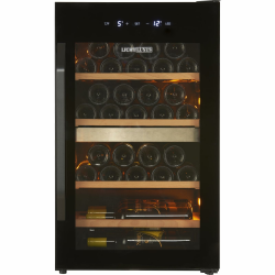 Weinkühlschrank 2 Zonen für 35 Flaschen, Freistehend Getränkekühlschrank mit Glastür, 5–10°C/12–20°C, UV-Schutz, LED-Beleuchtung, Energieeffizienzklasse F Angebot bei HelloDeals