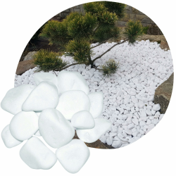 Thassos Weiße Marmor-Kieselsteine - Dekorativ Stein 0-1 cm - Gartendeko - Dekostein - Natürliche Gartendekoration aus Griechenland - Schneeweißer Glanz - Kieselsteine Weiss (0-1cm) 15kg Angebot bei HelloDeals