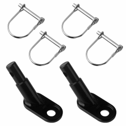 2 Stück Fahrrad Anhängerkupplung Fahrradanhänger Kupplung Adapter für Hundefahrradanhänger Lastenanhänger, Metall Hundeanhänger für Fahrrad Hundewagen, mit 4 Sicherungsstifte Angebot bei HelloDeals