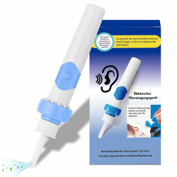 Ohrenschmalz Entferner Sauger,Oroclear Ohrenschmalz-Sauger, Elektrischer Ohrenschmalz Entferner mit Sauger und Waschbaren Ersatzköpfen,Ohrwachs Entferner Set für die ganze Familie-Edelsteinblau Angebot bei HelloDeals