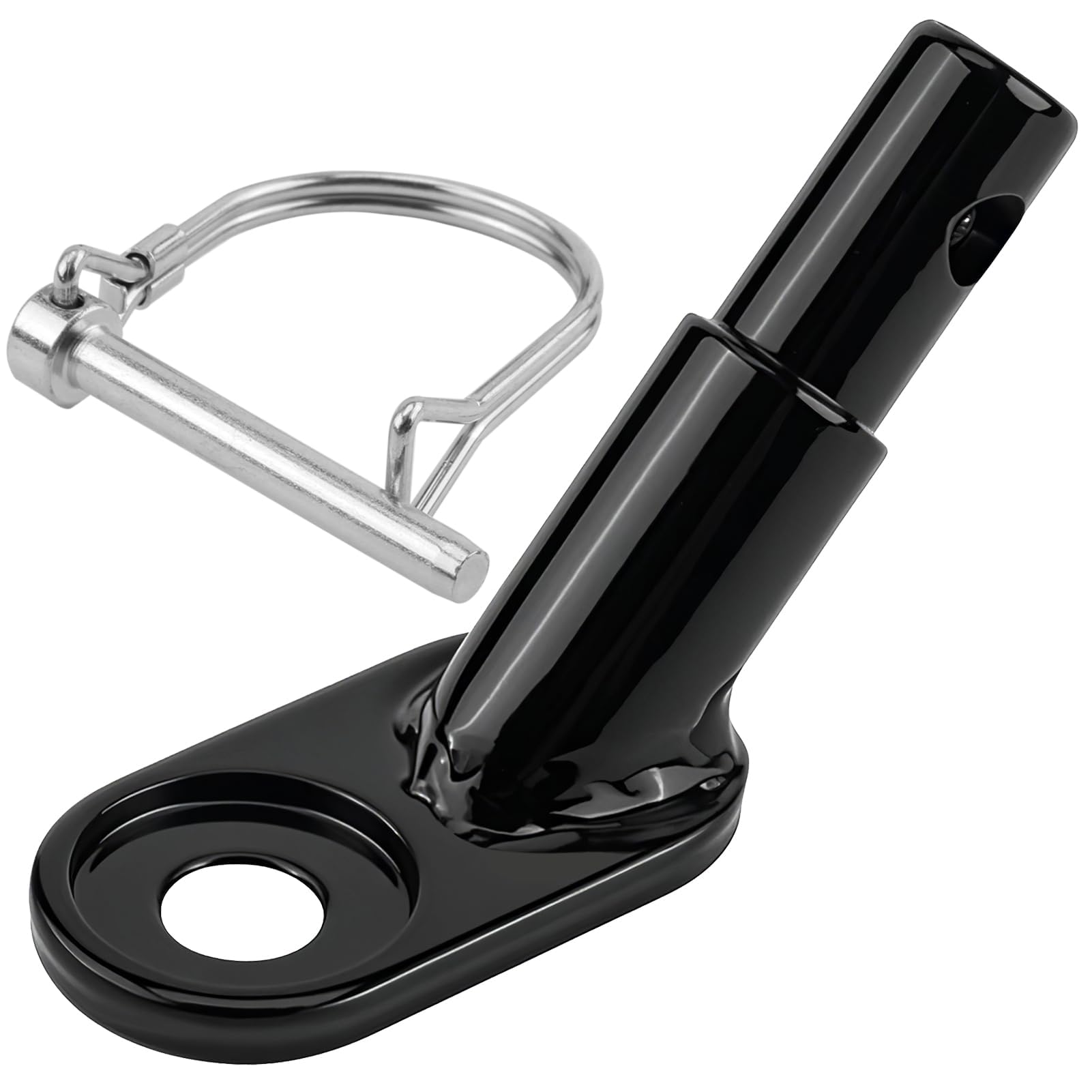 Kupplung Fahrradanhänger, 1 Stück mit Sicherungsstift aus legiertem Stahl, anhängerkupplung Fahrrad fahrradanhänger Kupplung Adapter fahrradanhänger für kinderanhänger hundeanhänger e-Bike kompatibel Angebot bei HelloDeals