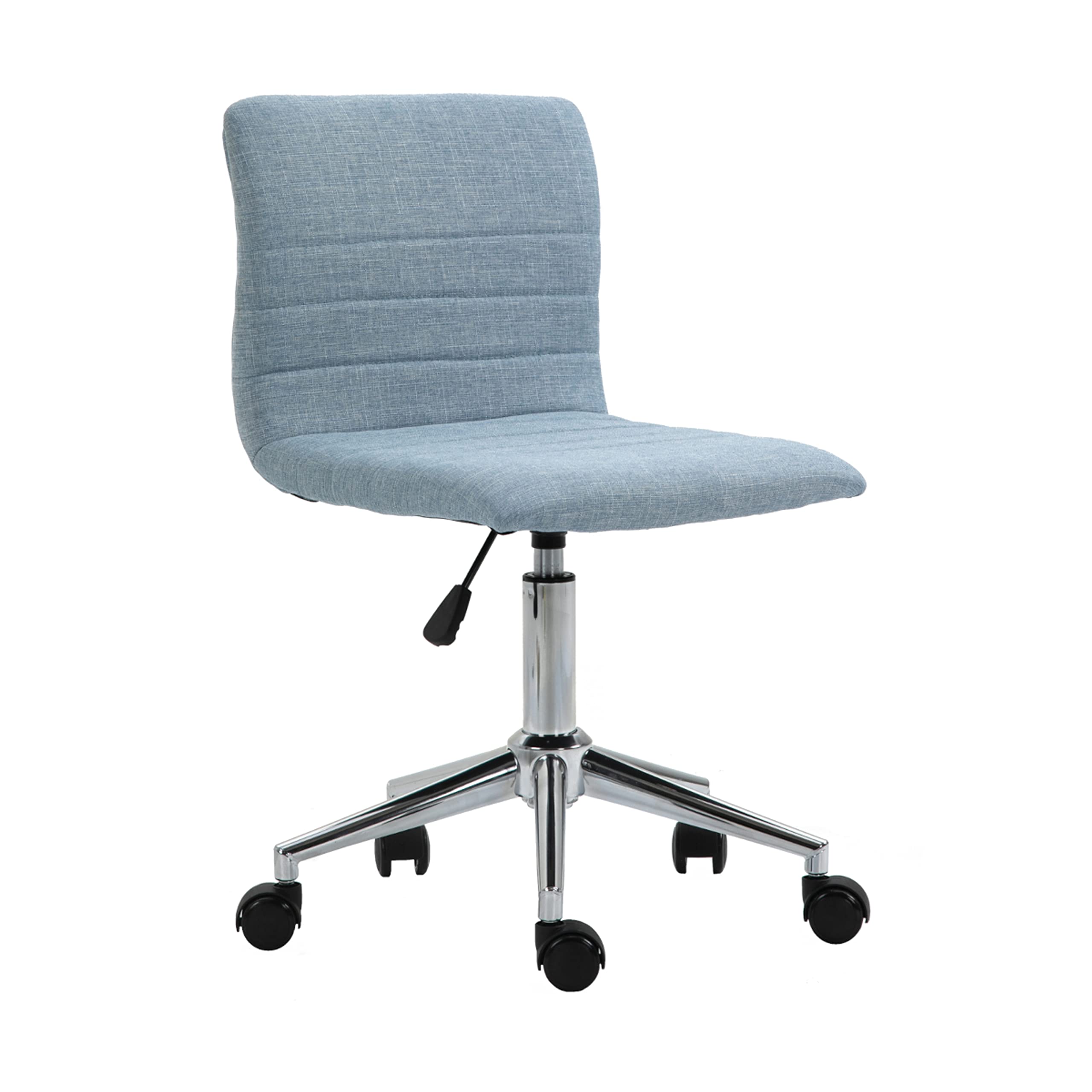 SVITA Linus Schreibtischstuhl Kinder Drehstuhl Stoffbezug Indoor Kinderzimmer höhenverstellbar Blau Blau Polyester Angebot bei HelloDeals