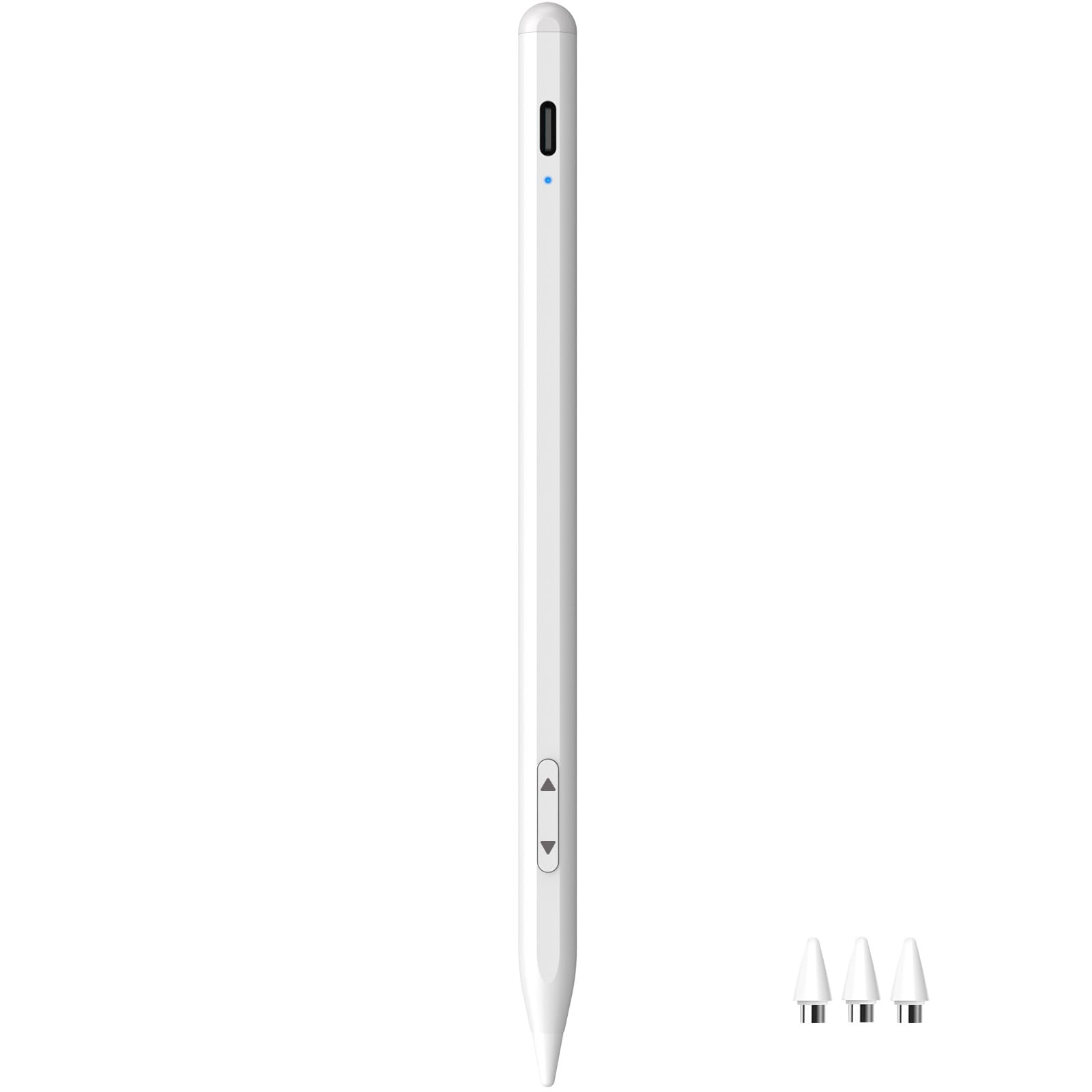 MEKO Dual-System-Stift für Tablet und für Apple iPad, Tablet Stift für Alle Tablets und Handys wie Android-Touchscreen-Geräte/iPhone/iPad Pro Mini Air, iPad Stift mit Schnellladeleistung, Weiß Angebot bei HelloDeals