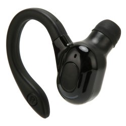 ASHATA Bluetooth-Headset, Stereo IPX4 Wasserdichter Kabelloser Bluetooth-Ohrhörer USB-Aufladung Einzelohr-Ohrhörer Zum Laufen Fahren Schwarz Angebot bei HelloDeals