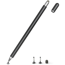 Tablet Stift für Alle Tablets, 2 in 1 Stylus Pen, SENKUTA Touchscreen Stift für Alle Tablets/Handys, Apple iPad, iPhone, Samsung, Surface, Lenovo, Chromebook, Huawei Android iOS. Schwarz Angebot bei HelloDeals