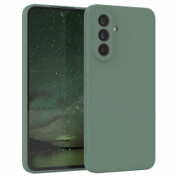 EAZY CASE - Silikonhülle für Samsung Galaxy A56 5G Hülle Silikon Case weich stoßfeste Handyhülle Schutzhülle mit Kameraschutz Dünn Premium Schutz Cover TPU Phone Bumper in Dunkelgrün Mitternacht Grün Galaxy A56 5G Angebot bei HelloDeals