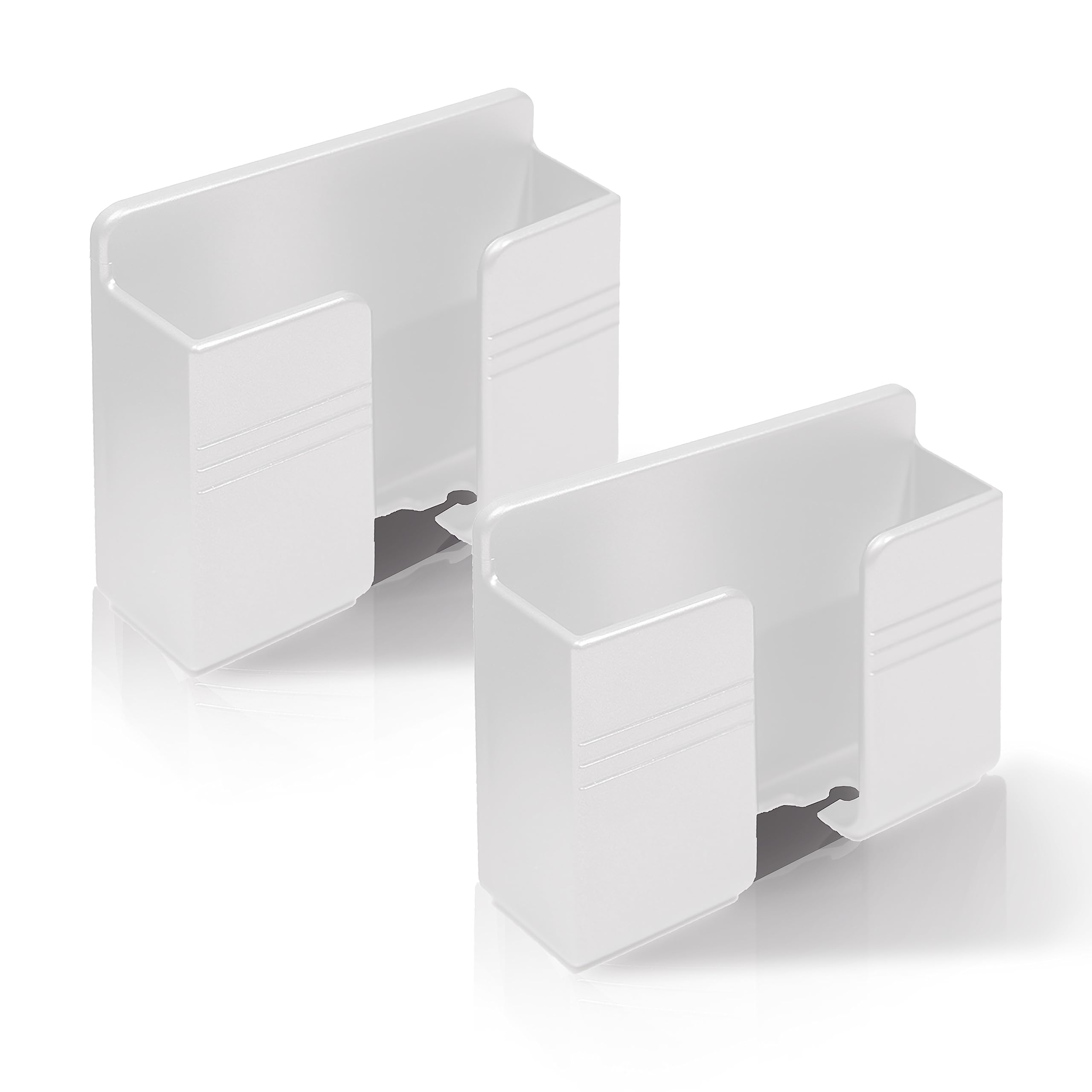 LhyBtm Wandhalterung Handy Ladegerät Halterung, 2 Stück, Weiß, 9,9 cm x 2,3 cm x 8,7 cm, Kunststoff, Wandmontage, für Mobiltelefone, Wohnzimmer, Schlafzimmer Angebot bei HelloDeals