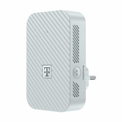 Telekom Speedport 7 Repeater I Wi-Fi 7 fähiger WLAN-Verstärker für Speedport 7 Router I 6.400 Mbit/s, Mesh-Technologie, erweiterbar I Ideal für TV in UHD & 4K I Plug & Play per WPS, LAN-Anschluss Angebot bei HelloDeals