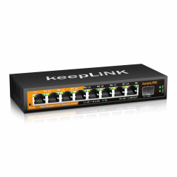 8 Port 2.5G Switch Web Smart Managed, 8 x 2.5G Base-T & 1 x 10G SFP Slot, Unterstützung 802.3ad Static Aggregation, QOS/VLAN/IGMP, Metallgehäuse Netzwerk Ethernet Switch KP-9000-9XHML-X Angebot bei HelloDeals