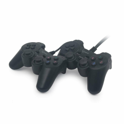 Gembird JPD-UDV2-01 Double USB Gamepad mit Dual-Vibration schwarz Angebot bei HelloDeals