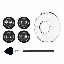 LICHIFIT Transparente PC-Schutzhülle für Pokémon GO Plus + Zubehör Hartschale Cover Skin + 4 Cartoon Button Caps Pads + Handschlaufe Angebot bei HelloDeals