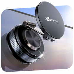 Handyhalterung Auto Magnet für Magsafe Autohalterung, 2026 Upgraded Vmag-S2 Handyhalter Auto Magnetischer für iPhone 17 Pro MAX 16-12 & Android, 360° Drehbar, Schwarz Angebot bei HelloDeals