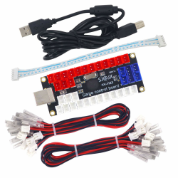 Arcade LED DIY Kit USB Encoder Board Controller Button Joystick LED 5V Power SANWA Angebot bei HelloDeals