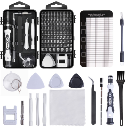 Präzisions-Schraubendreher-Sets 124-teiliges Computer-Werkzeugset mit 101 Bits Magnetisch, Elektronik-Reparatur-Werkzeugset für iPhone, MacBook, Laptop, PC, Tablet, PS4, Nintendo, Spielkonsole Angebot bei HelloDeals