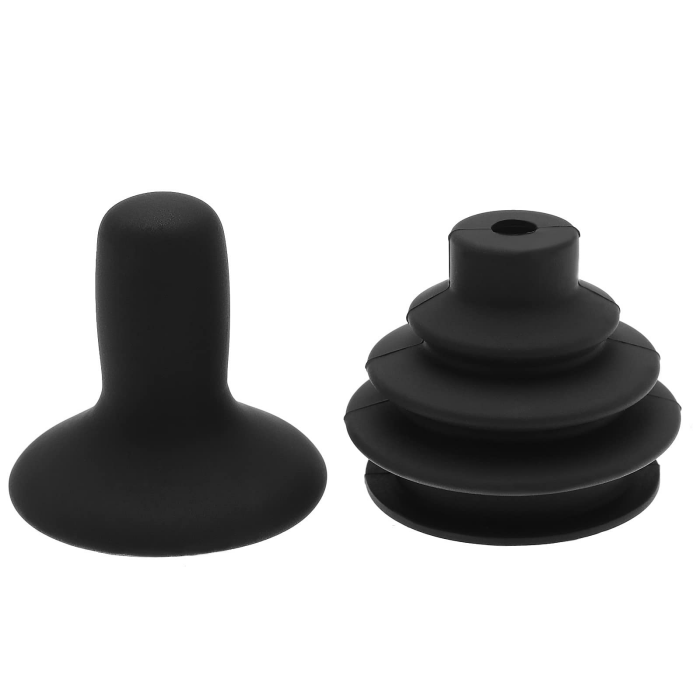 Joystick-Knauf, Joystick-Gamasche, Gummi, Joystick-Controller, Staubschutz-Set, Zubehör für elektrische Rollstühle, Schwarz, 2 Stück Angebot bei HelloDeals
