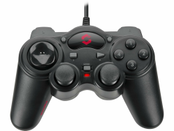 Speedlink THUNDERSTRIKE Gamepad - Gaming Controller PC mit Kabel USB-A, Schnellfeuer und Autofeuer Funktion, robuste Bauweise, DirectInput analog/digital, 1,7m Kabellänge, schwarz Angebot bei HelloDeals