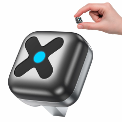 Ultra Mini Carplay & Android Auto Wireless Adapter, Neuster A9 Chip 5.8 GHz WiFi, 5.4 Bluetooth, 3–5 s Auto Connect, USB-C/USB-A/Verlängerungskabel, kompatibel mit iOS10+, Android 10+, CE/ROHS/FCC Schwarz-D Angebot bei HelloDeals