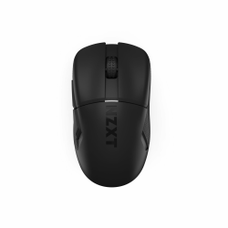 NZXT Gamingmaus Lift Elite Wireless – Ultraleicht: 57 g – Abfragerate 4K / 8K, optische Schalter, optischer Sensor mit 26K DPI – Lange Akkulaufzeit – Seitengriffflächen aus Gummi – Schwarz Angebot bei HelloDeals