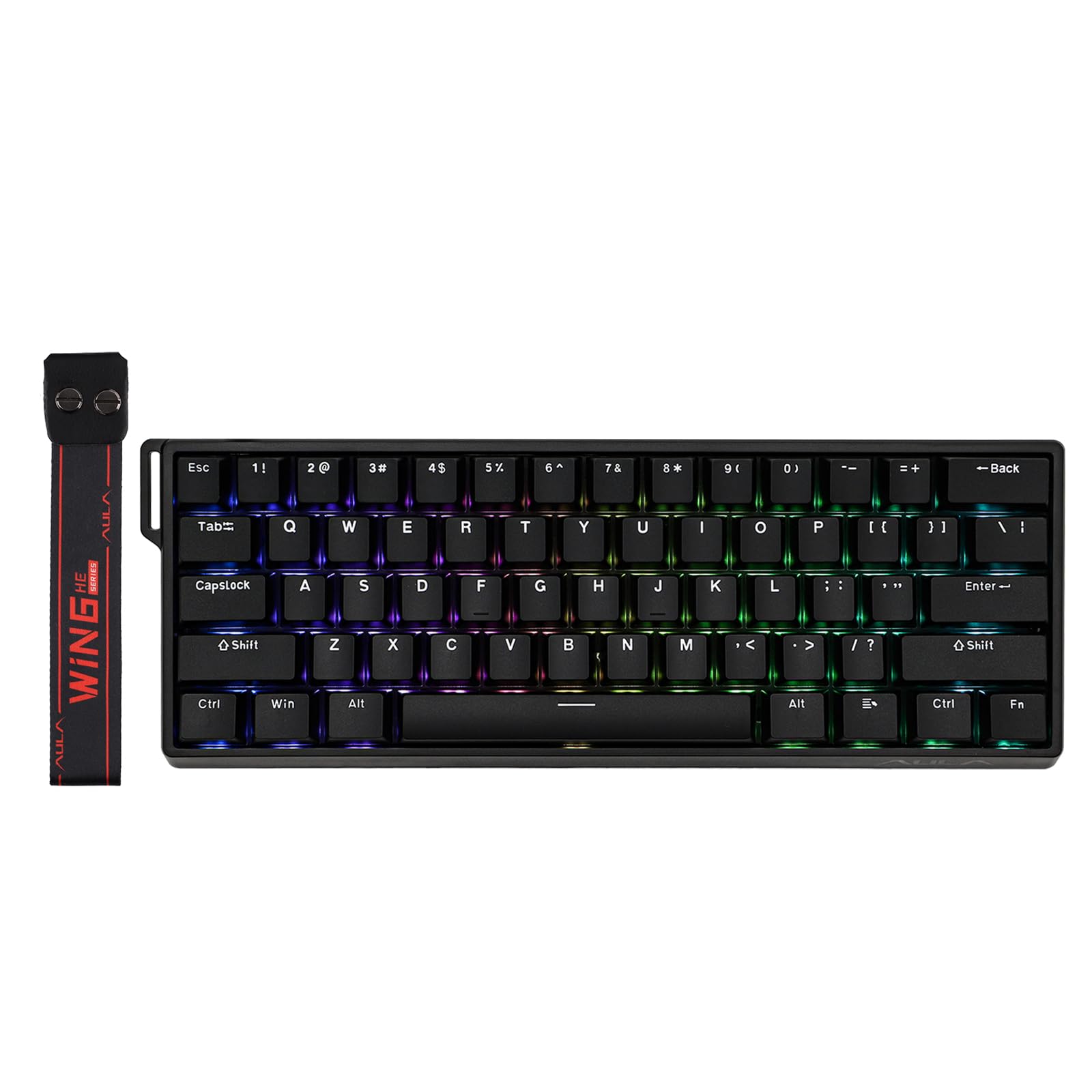EPOMAKER Aula WIN60 HE 60% Verkabelte Magnettastatur mit Einstellbarer Betätigung, 8000 Hz Polling Rate, Hall-Effekt-Schalter, Hot-Swap, für FPS-Spiele (Schwarz) Angebot bei HelloDeals