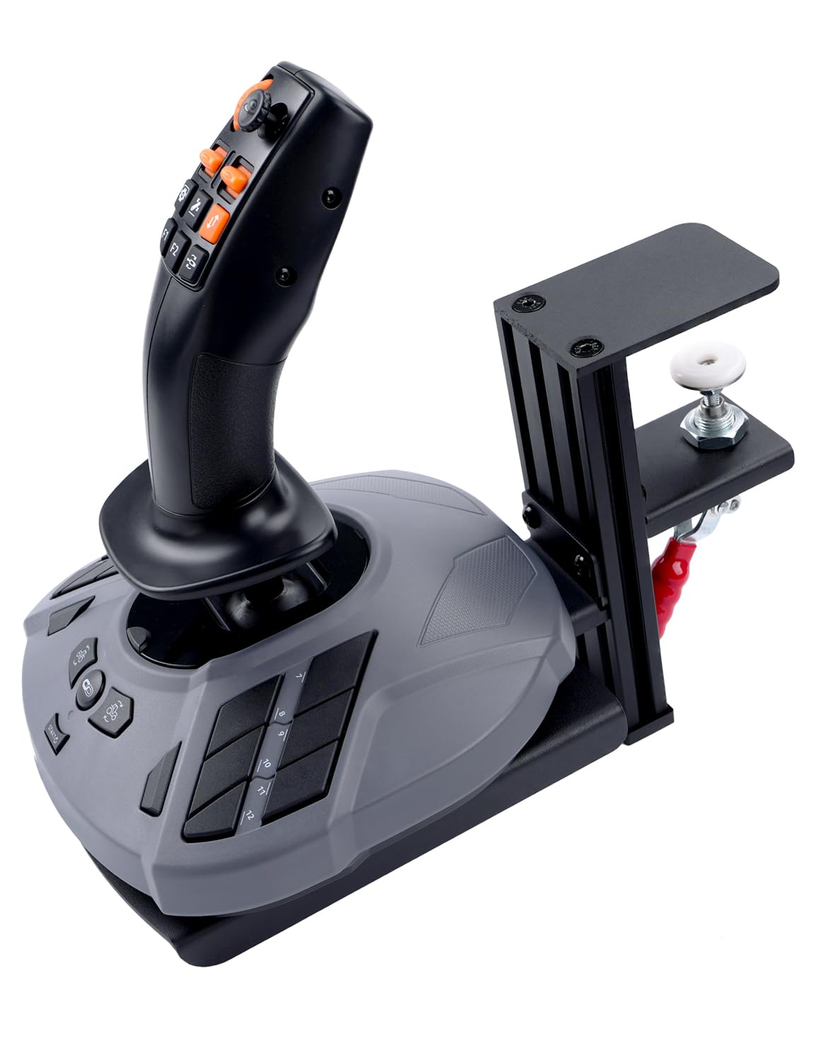 VTUIFBT Schreibtischhalterung aus Metall, kompatibel mit Thrustmaster SimTask Farmstick, T-Flight Hotas One, T-Flight Hotas 4, T16000M FCS, TCA Sidestick – Schnellspanner/stabile Klemme/Controller Angebot bei HelloDeals