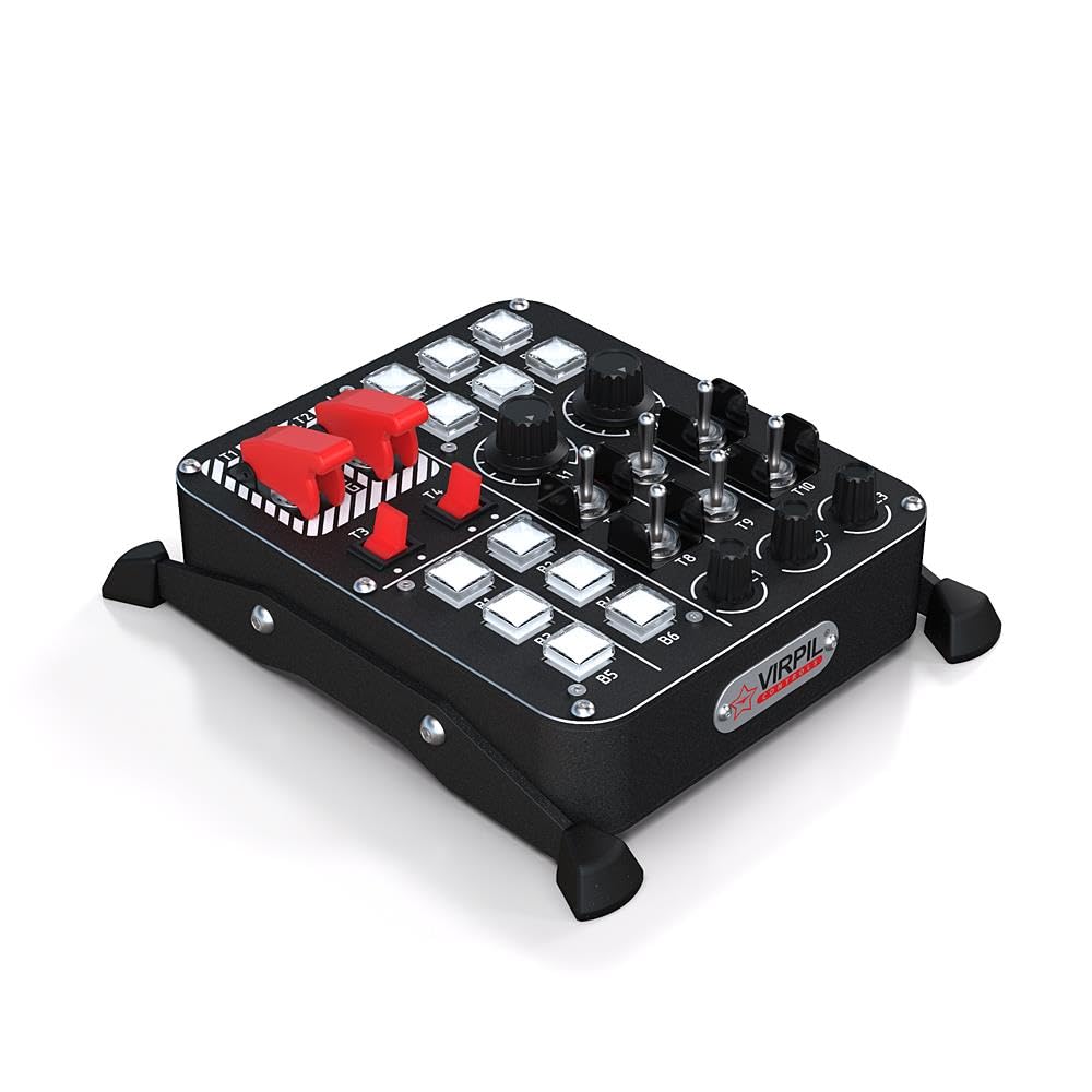 VIRPIL Controls - Universal Control Panel #1 (Flugsimulation, RGB-Beleuchtung, PC-Gaming, Flugsim-Tasterbox, Cockpit-Schalterpanel) Angebot bei HelloDeals
