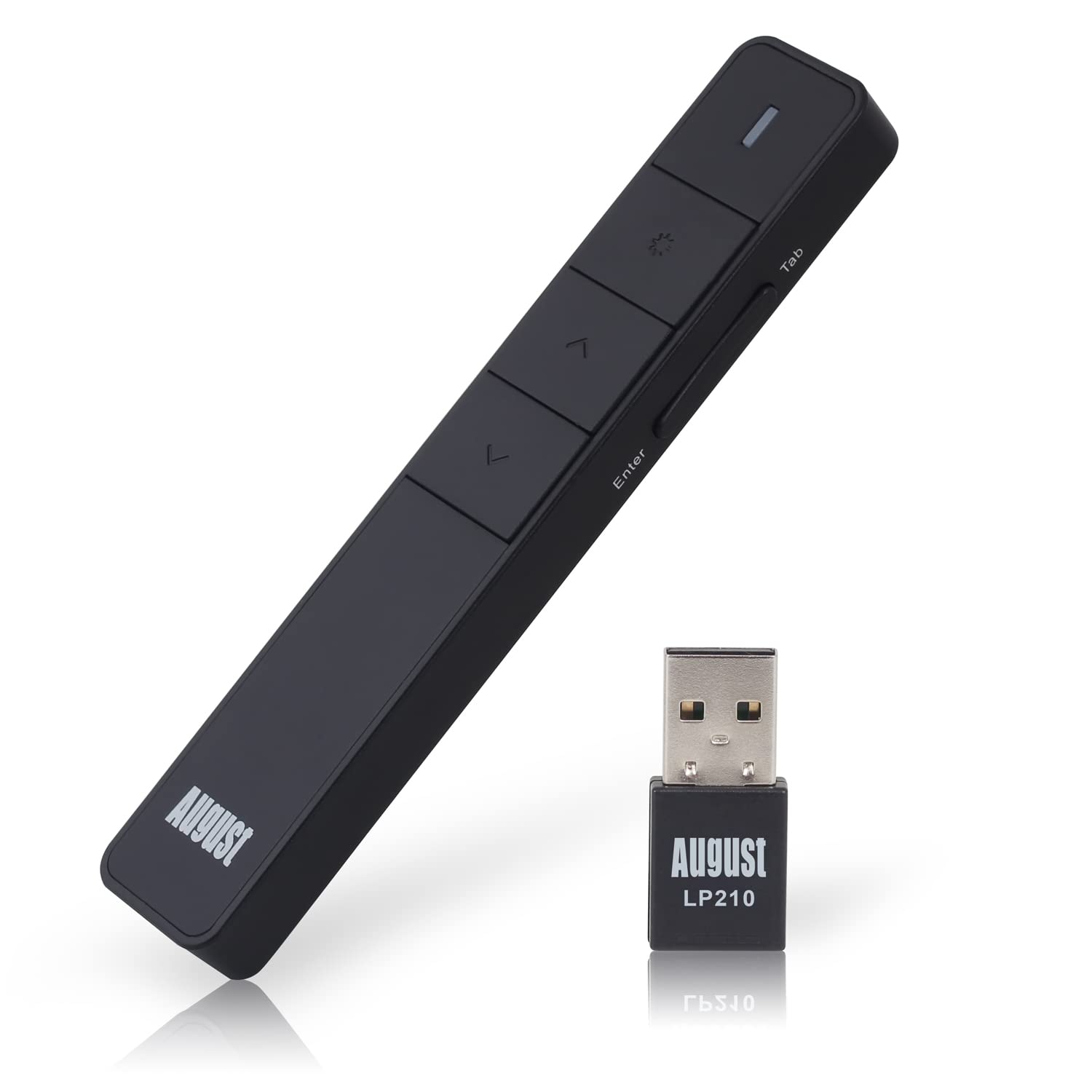 August LP210 - Schnurloser Presenter mit Highlighter und integriertem Akku - Schwarz Angebot bei HelloDeals