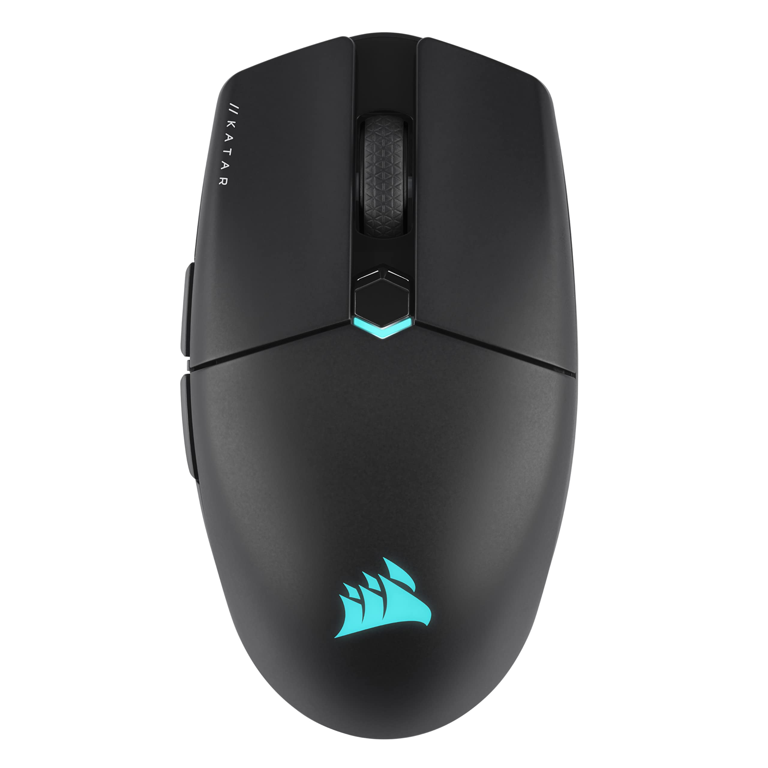 Corsair KATAR Elite Wireless Ultraleichte FPS Gaming Maus - 26.000 DPI - Symmetrische Form - Bis zu 110 Stunden Akkulaufzeit - iCUE-Kompatibel - PC, PS5, PS4, Xbox - Schwarz Angebot bei HelloDeals