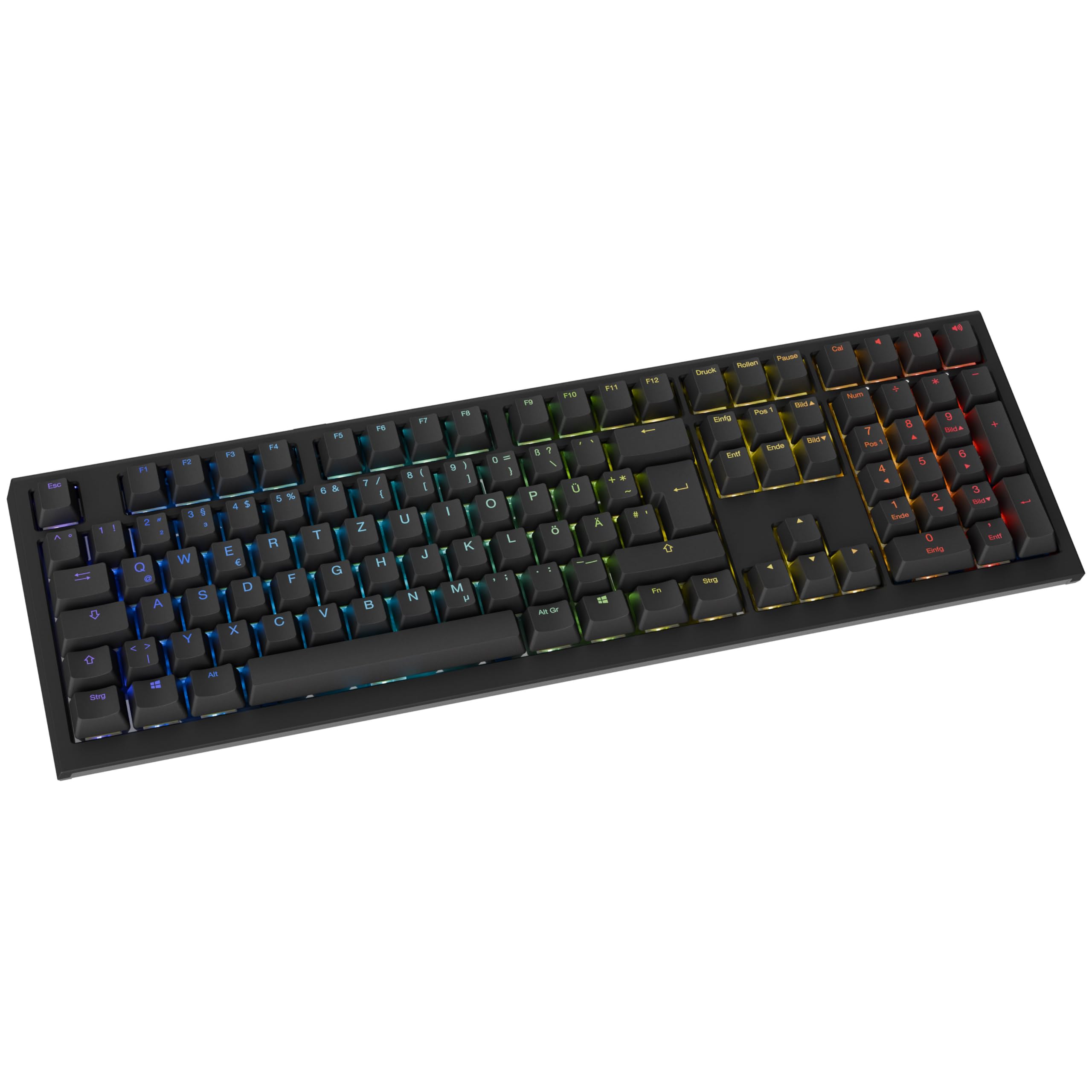 Ducky One X Wireless Gaming Tastatur Schwarz – Full-Size, Induktive Switches, Tri-Mode-Konnektivität (USB-C, 2.4GHz, Bluetooth), Rapid Trigger, Einstellbare Auslösung, RGB, ISO deutsch Schwarz 100 % Full-Size Angebot bei HelloDeals
