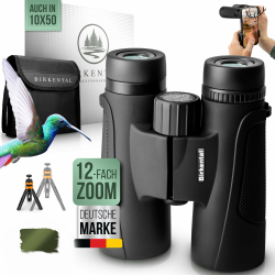 Fernglas Erwachsene 12x42 inkl. Zubehör-Anfänger und Profis-HD Zoom,wasserdicht,leicht,kompakt-auch für Brillenträger-breites Sichtfeld Feldstecher-Jagd,Vogelbeobachtung,Astronomie,(Schwarz) 12x42 Schwarz Angebot bei HelloDeals