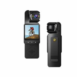Bodycam Körperkamera 1080P Full HD Mini Tragbare Actionkamera Videokameras mit 360° Drehbarer Linse, Bewegungsstabilisierung, Pocket Vlog Kamera Für Vlogging, Sport, Outdoor Angebot bei HelloDeals