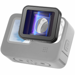 NEEWER 1.2X anamorphotisches Objektiv kompatibel mit Gopro Hero 12 11 10 9 Schwarz, Breitbild Kinoeffekt mit blauem Streulicht, Anti-Reflexion Multi Coated HD Optical Lens, LS-56 1,2X Anamorphes Objektiv Angebot bei HelloDeals