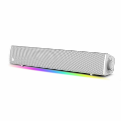 CREATIVE Sound Blaster GS3 (Weiß) Kompakte Gaming-Soundbar mit RGB- und SuperWide-Technologie, Stromversorgung über USB, Bluetooth 5.4, Kopfhörerausgang, für PC und Mac Angebot bei HelloDeals