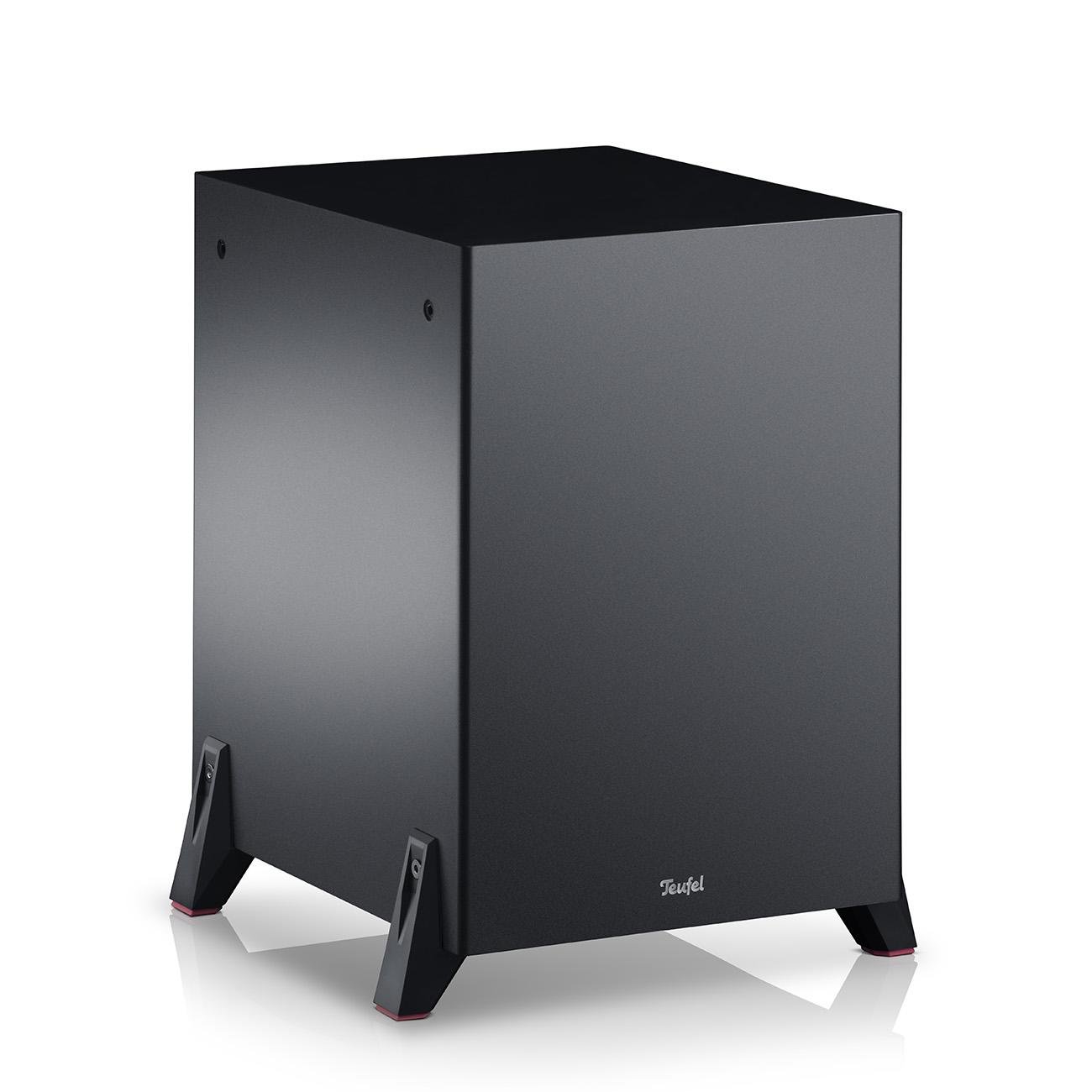 Teufel T 10 Aktiv-Subwoofer Frontfire- oder Downfire-Subwoofer, 150 Watt, Tieftöner 250 mm, Bassreflex, Musik Heimkino - schwarz Angebot bei HelloDeals