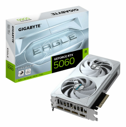 Gigabyte GeForce RTX 5060 Eagle OC Ice 8G Grafikkarte - 8GB GDDR7, 128bit, PCI-E 5.0, 2550 MHz Kerntakt, 3 x DisplayPort, 1 x HDMI, GV-N5060EAGLEOC ICE-8GD Full-Height/Half-Length (FH/HL) Angebot bei HelloDeals