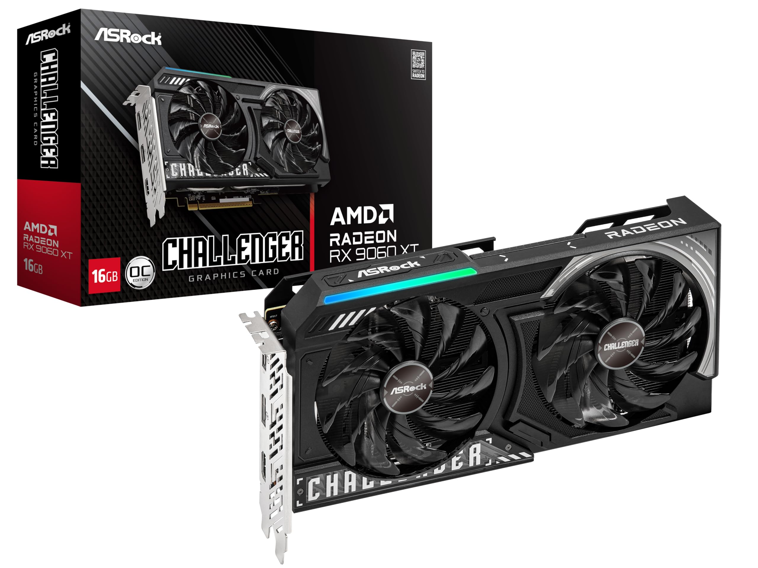 ASRock AMD Radeon RX 9060 XT Challenger 16GB Angebot bei HelloDeals